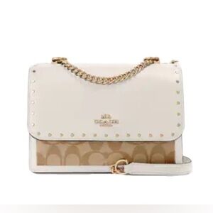 Coach KLARE CROSSBODY IN SIGNATURE CANVAS WITH RIVETS GUC